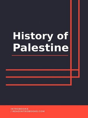 cover image of History of Palestine